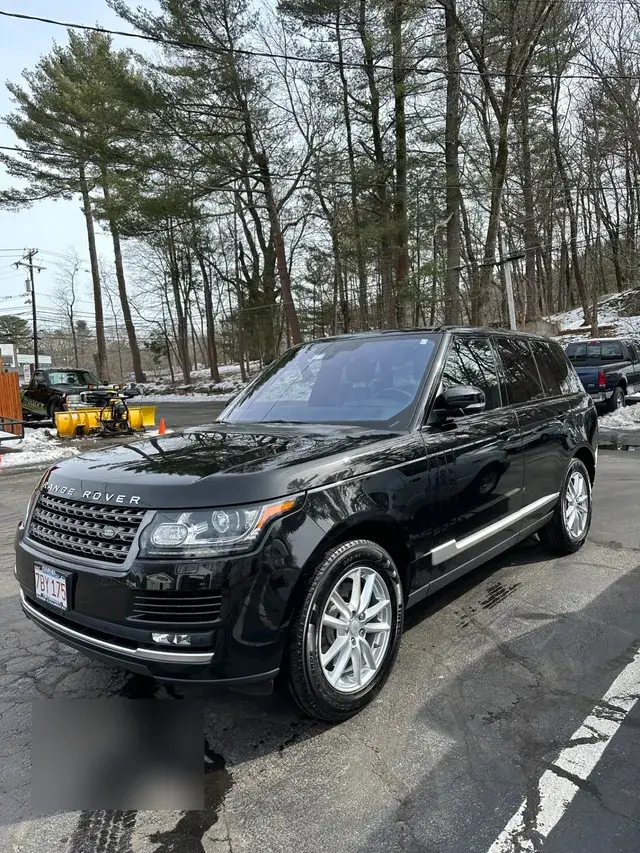 Black Range Rover after full exterior detail and paint correction
